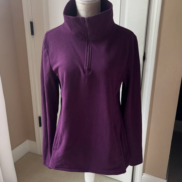 Eddie Bauer - Fleece Quarter 1/4 Zip Pull Over (Size: M) - Picture 2 of 6